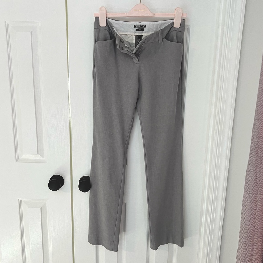 GUC Express Editor pants. Soft grey material. Size 0